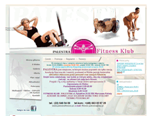 Tablet Screenshot of palestrafitness.pl